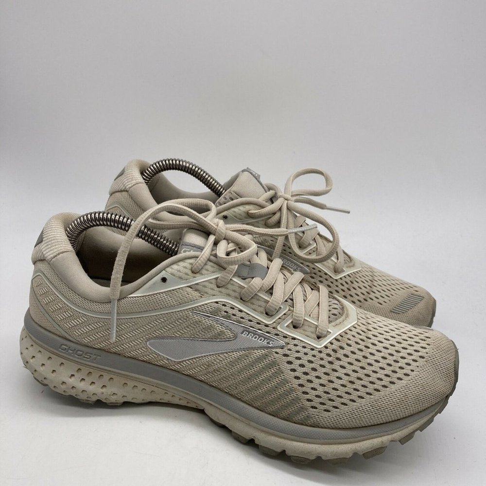 Brooks Ghost 12 Womens Running Shoes White Size 9B EU 40.5